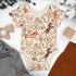 Organic Cotton Short Sleeve Baby Bodysuit, Ryder Organic Earthy Clothing